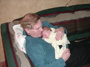 The Circle
My Dad and his 1st Grandchild, Kaitlin